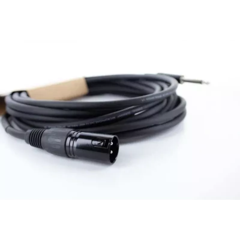 Cordial EM 10 MP XLR naar 6,3 mm mono jack audiokabel 10 m zwart 14754