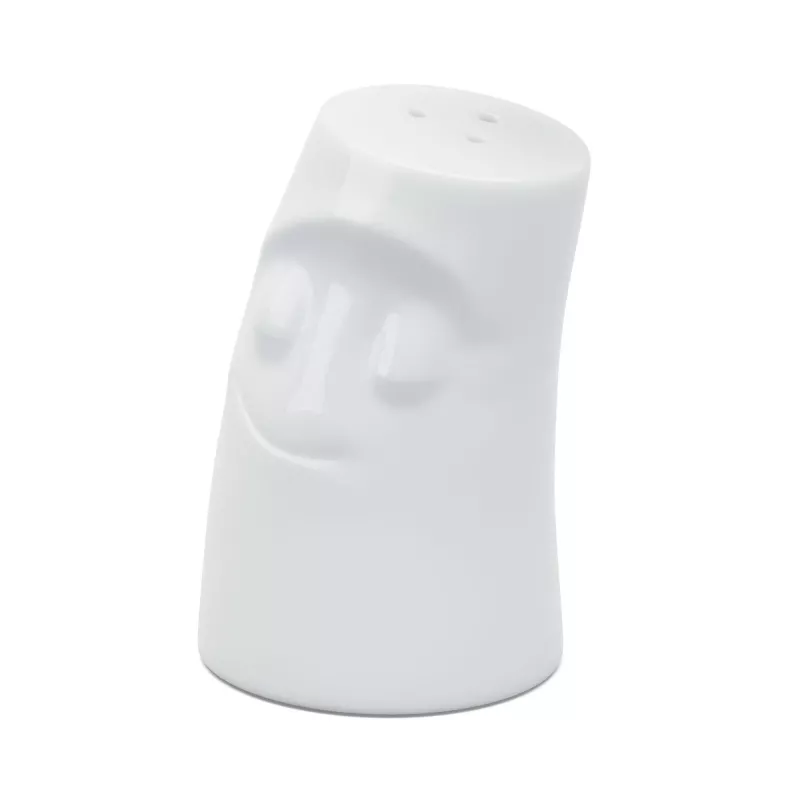 FIFTYEIGHT PRODUCTS kruidenstrooier zoutstrooier knuffelig gezicht wit