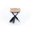 Cordial 14882 6,3mm stereo jack Y-adapterkabel, 1x stekker naar 2x bus, 0,3m, zwart PVC