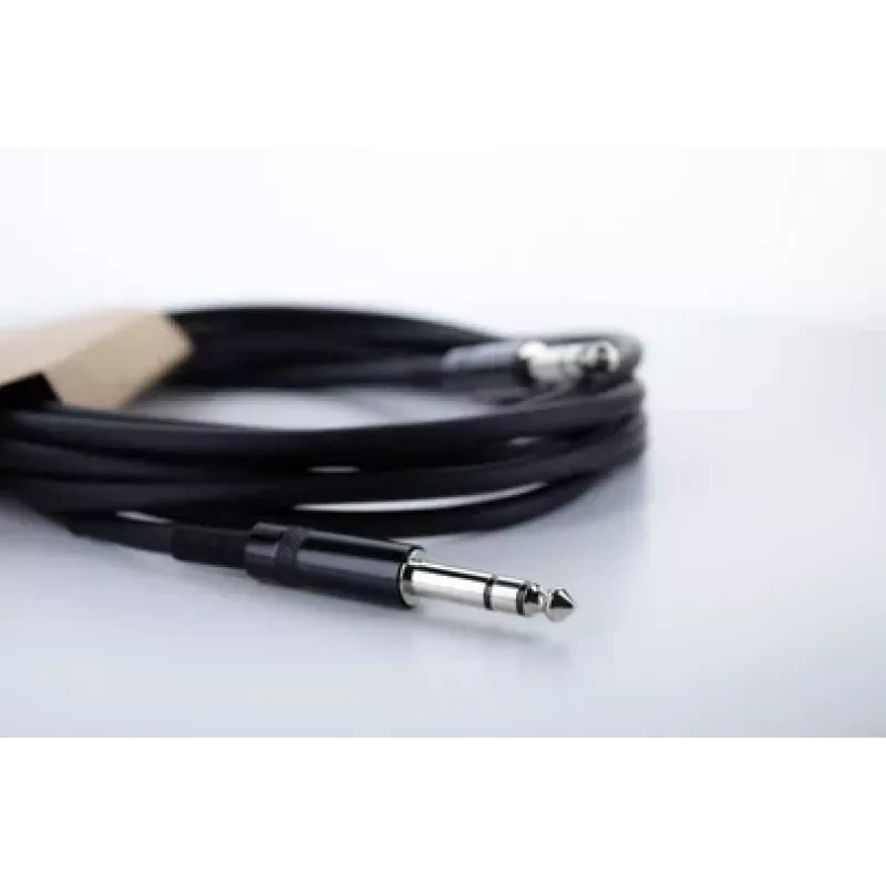 Cordial 14814 6,3mm TRS jack naar 6,3mm TRS jack audiokabel 0,5m zwart