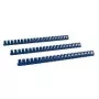 LMG BRP190-BL blauwe kunststof bindkam voor 145 vel, 19 mm rug, 100 stuks