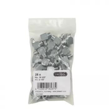 Pressol kegelsmeernippel H3-90°, G 1/8, verzinkt staal, 25-pack (16 237)