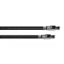 Cordial 15613 RJ45 netwerkkabel, patchkabel CAT 6a SF/UTP 10,00 m zwart PUR-mantel
