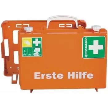 SÖHNGEN EHBO-KOFFER DELUXE EHBO-koffer DIN 13157 oranje ABS wandmontage O301138