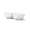 FIFTYEIGHT PRODUCTS T012201 schaaltjesset 200ml grijnzend & kussend wit porselein