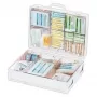 SÖHNGEN EHBO-kist MT-CD 13169 DIN 13169 industriële EHBO-box, oranje ABS, wandmontage, 2 vakken, kantelsluitingen, stof- & spatwaterdicht, inclusief wandhouder, voor >50 medewerkers 3001156