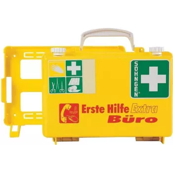 SÖHNGEN Extra Office EHBO-kist DIN 13157, oranje ABS-behuizing, wandmontage, voor tot 20 personen O320126