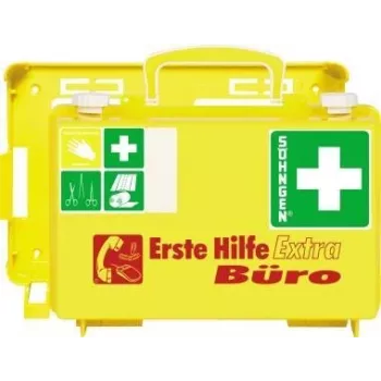 SÖHNGEN Extra Office EHBO-kist DIN 13157, oranje ABS-behuizing, wandmontage, voor tot 20 personen O320126
