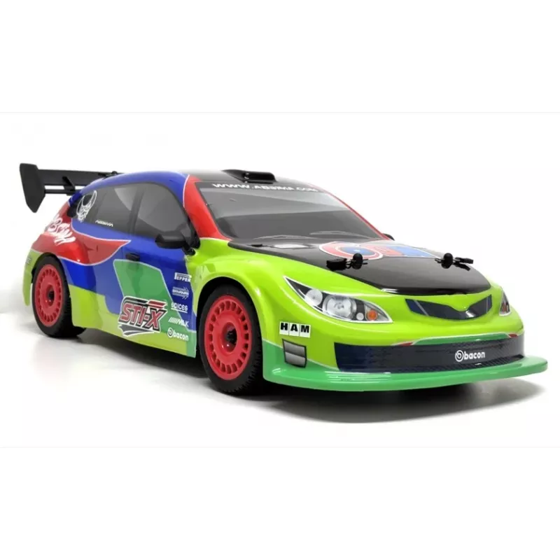 Absima 1:10 EP Rally STi-X brushless 4WD RTR RC-auto met accu en oplader (12234)
