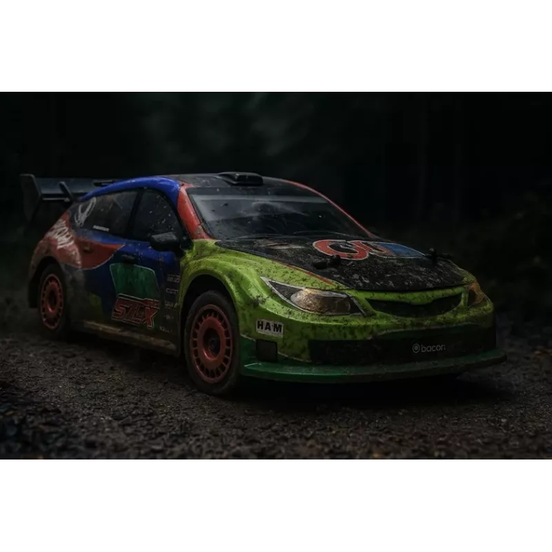 Absima 1:10 EP Rally STi-X brushless 4WD RTR RC-auto met accu en oplader (12234)