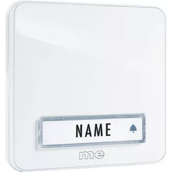 M-E MODERN-ELECTRONICS KTA-1 W deurbelknop, opbouw, wit