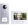 M-E MODERN-ELECTRONICS VISTUS VD ALU-6710 S bedraad videodeurbelsysteem, zilver 41174