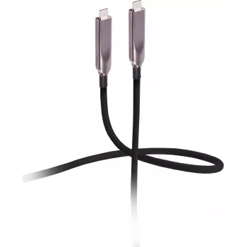 Flexline USB-C hybride kabel 3.2 Gen 2 8K 10Gbps 60W TPU 15m FL31-44081
