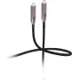 Flexline USB-C hybride kabel 3.2 Gen 2 8K 10Gbps 60W TPU 15m FL31-44081