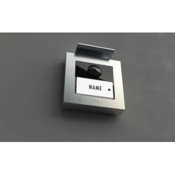 M-E MODERN-ELECTRONICS VDV-2010 S bedrade videodeurbel met RFID-buiteneenheid, zilver 41264