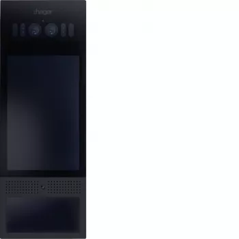 Hager RTQ540X buitenpost video touch display IP RFID PIN intercom