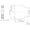 METZ CONNECT KRA-M6/21 interfacerelaismodule 24V AC/DC, 1 CO contact, 6A, wit 11061525