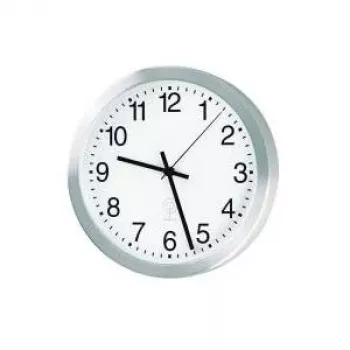 PEWETA radiografische aluminium wandklok 20cm zilver 51.017.215