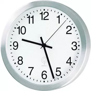 PEWETA radiografische aluminium wandklok 20cm zilver 51.017.215