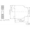 METZ CONNECT KRA-M8/21-21 vermogensrelais wit (11061905)