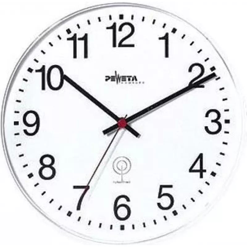PEWETA radiografische wandklok kunststof wit 30 cm (51.130.311)