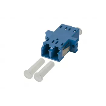 METZ CONNECT 15090074-I LC duplex naar SC simplex hybride glasvezeladapter, single-mode OS2, blauw