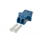 METZ CONNECT 15090074-I LC duplex naar SC simplex hybride glasvezeladapter, single-mode OS2, blauw