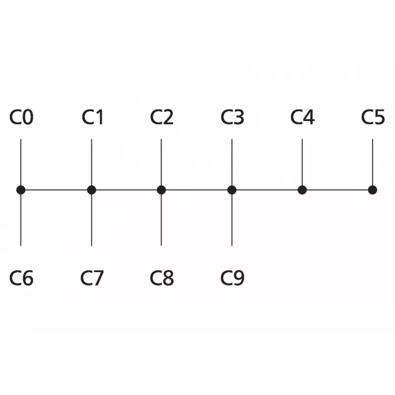 METZ CONNECT PV10 F10 vermogensschakelrelais 24V DC 1 CO 10A wit 110720