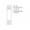 METZ CONNECT RM 21/21 230VAC interface-relaismodule met LED, 2 wisselcontacten, DIN-rail 11050705