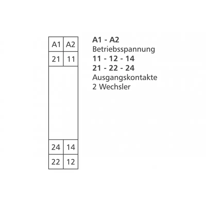 METZ CONNECT 11061913 interface-relaismodule, 24 V AC spoel, 1 wisselaar, 6 A, wit