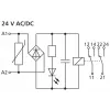 METZ CONNECT 11061913 interface-relaismodule, 24 V AC spoel, 1 wisselaar, 6 A, wit