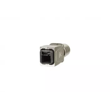 METZ BTR 14010850C0ME industriële IP67 V14 RJ45 stekkerbehuizing, push-pull, leeg