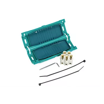 HellermannTyton 435-00655 zelfklevende kabelbinderhouder, groen polypropyleen, 69 x 40 mm, voor kabelbinders tot 9 mm, 1 stuks