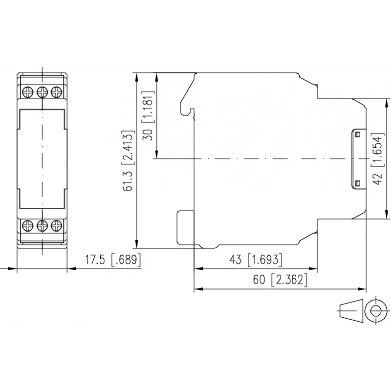 METZ CONNECT 1-kanaals interfacemodule zonder handmatig bedieningsniveau KRS-E06 (110655)