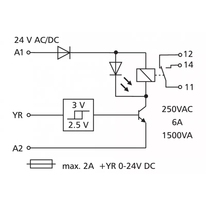 METZ CONNECT 1-kanaals interfacemodule zonder handmatig bedieningsniveau KRS-E06 (110655)