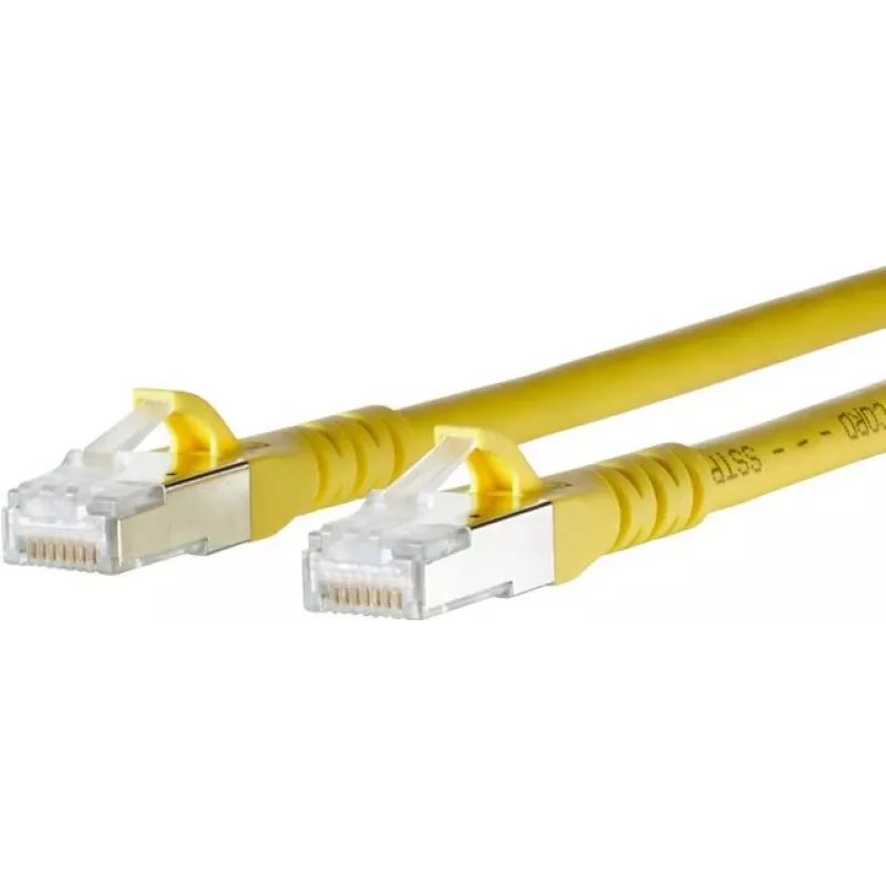 METZ CONNECT Cat.6A S/FTP patchkabel, RJ45 naar RJ45, 0,75m, grijs, 10GBase-T 130845B077-E