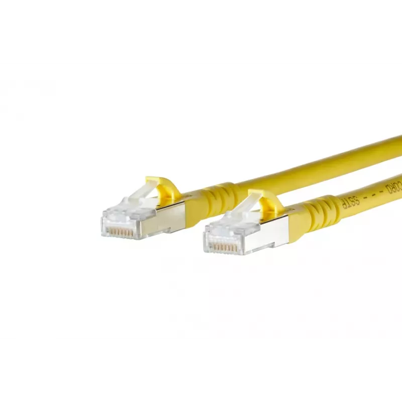 METZ CONNECT Cat.6A S/FTP patchkabel, RJ45 naar RJ45, 0,75m, grijs, 10GBase-T 130845B077-E