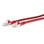 METZ BTR NETCOM 130845A566-E Cat6A patchkabel, RJ45 male naar male, 15 m, rood