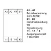 METZ CONNECT 110666 vermogensrelais wit DPDT 24V DC 8A PCB-montage