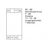 METZ CONNECT KRS-E08 3 24 V AC/DC interface-relaismodule, 1 wisselaar, 8 A, DIN-rail 110673