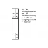 METZ CONNECT KRA-S-F8/21 vermogensrelais 24V DC 8A SPDT grijs DIN-rail 11070613