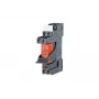 METZ CONNECT 11051005 Cat.6A afgeschermde RJ45 keystone-module, gereedschapsvrij, zwart/oranje