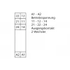 METZ CONNECT 11051005 Cat.6A afgeschermde RJ45 keystone-module, gereedschapsvrij, zwart/oranje