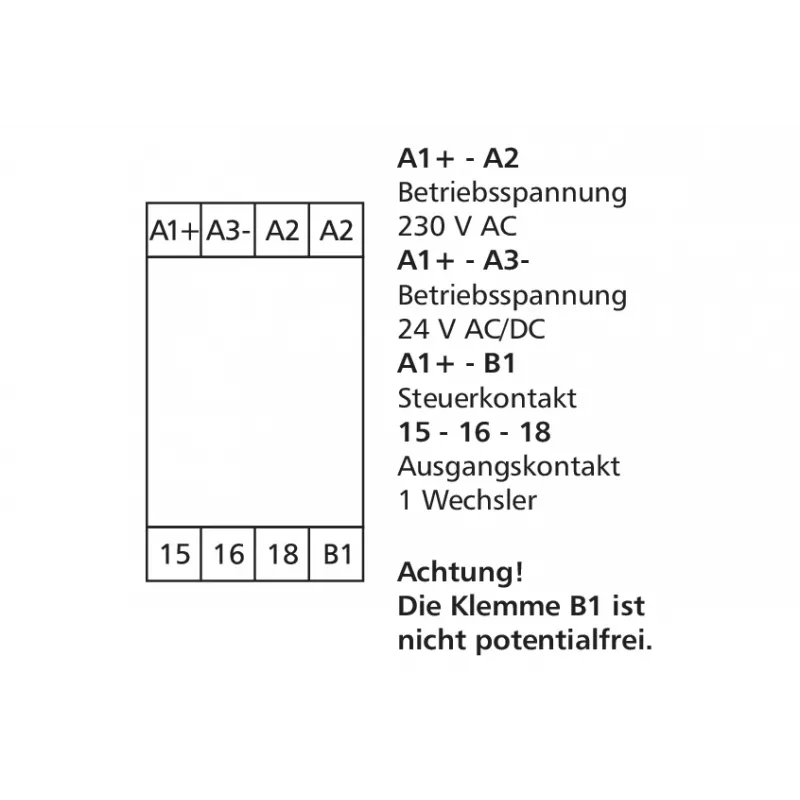 METZ CONNECT 110657 vermogensrelais wit 24V AC/DC 2 CO 16A DIN-rail