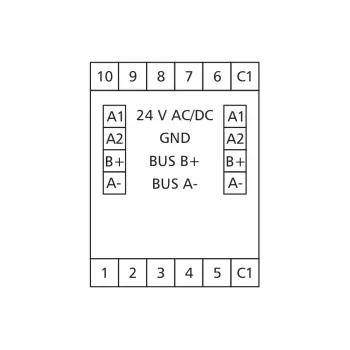 METZ Connect Modbus digitaal ingangsmodule 10DI 24VAC/VDC (1108311319)
