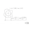 METZ MMT471A315-0004 PCB-bus, 8-polig, 2,54 mm rastermaat, THT, recht