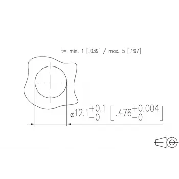 METZ MMT471A315-0004 PCB-bus, 8-polig, 2,54 mm rastermaat, THT, recht