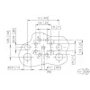 METZ MMT471A315-0004 PCB-bus, 8-polig, 2,54 mm rastermaat, THT, recht