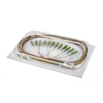 METZ BTR 150N1CO0020E OpDAT pigtail SC-PC OM4 12 kleuren 2,0m multimode vezel G50/125