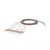 METZ CONNECT 150N1JO0020E OM4 multimode glasvezel-patchkabel, 12x LC-duplex, 2 m, 50 µm kern, meerkleurig
